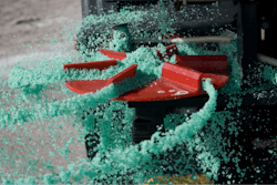 By blending rock salt with a liquid, in a practice known as pre-wetting, the wet salt will start working faster, especially at colder temperatures