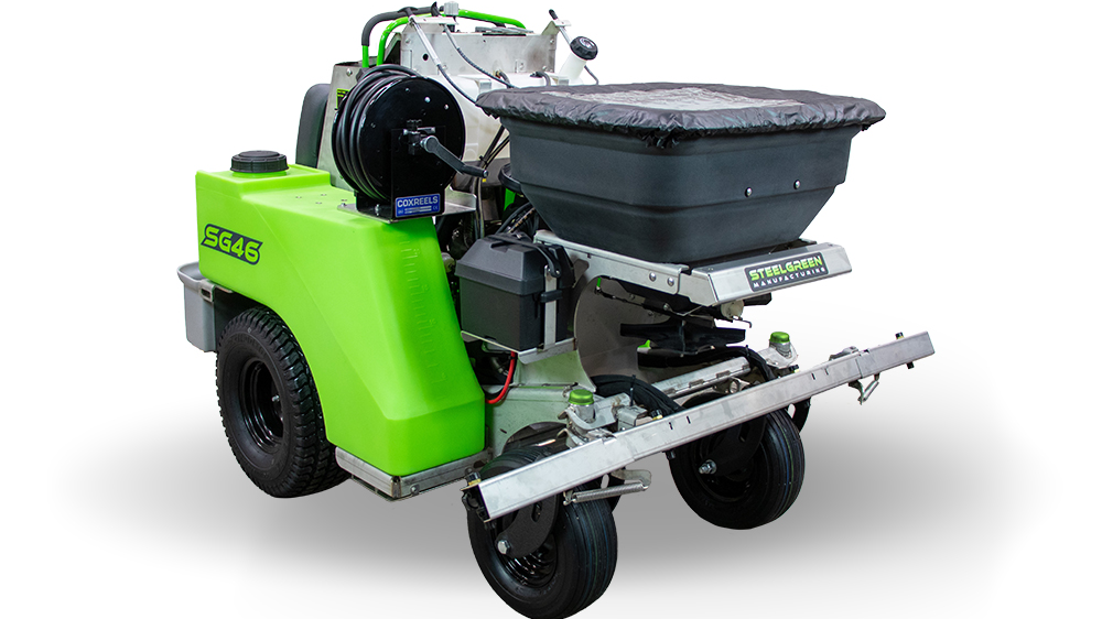 Steel Green Relaunches MidSized ZeroTurn Sprayer/Spreader Green