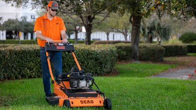 The SFC30 has cutting heights of 1.5 to 5 inches in .25 inch increments.