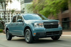 The Ford Maverick offers an affordable unibody design with standard full-hybrid powertrain provides an EPA estimated rating of 40 mpg in the city that gives the pickup a range of up to 500 miles on a single tank of gas.