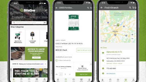Siteone Releases Mobile App Green, Siteone Landscape Supply Subsidiaries