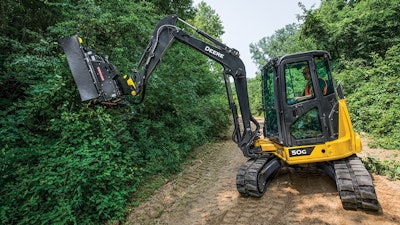 John Deere Introduces Mulcher and Brush Cutter Attachments for Excavators  From: John Deere