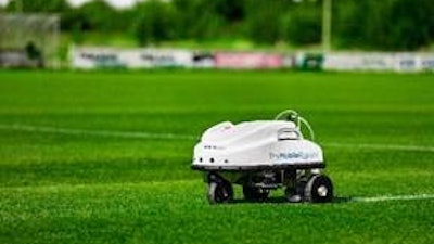 TinyMobileRobots has models for small and large sports field marking applications.