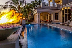 Belgard fire water stone bowl