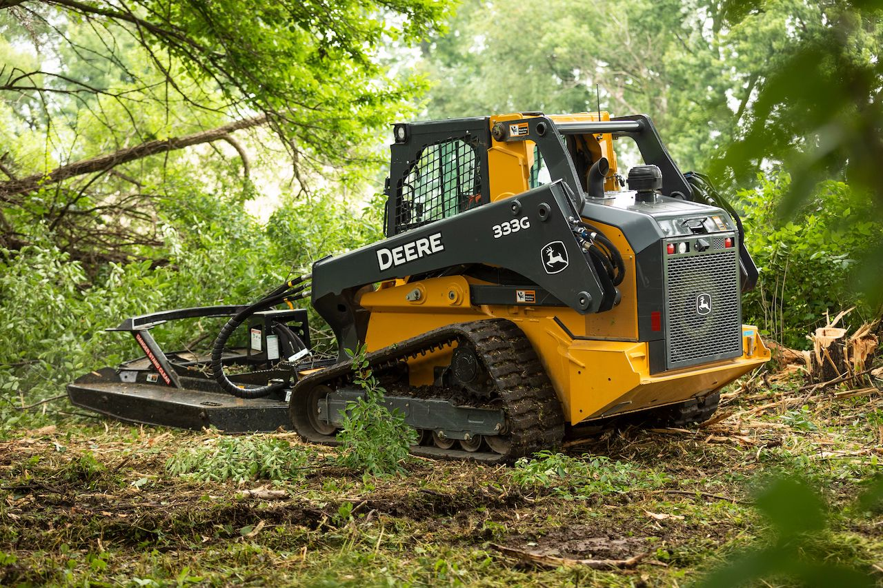skid steer mulcher rental texas