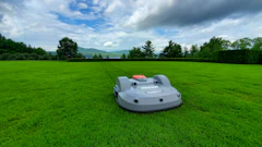 Robotic mower help landscape companies perform more work with fewer employees.