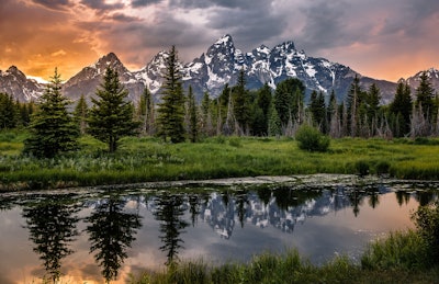 The Hearts of STIHL program is designed to help preserve state parks throughout the United States. Pictured is the Grand Teton Range.