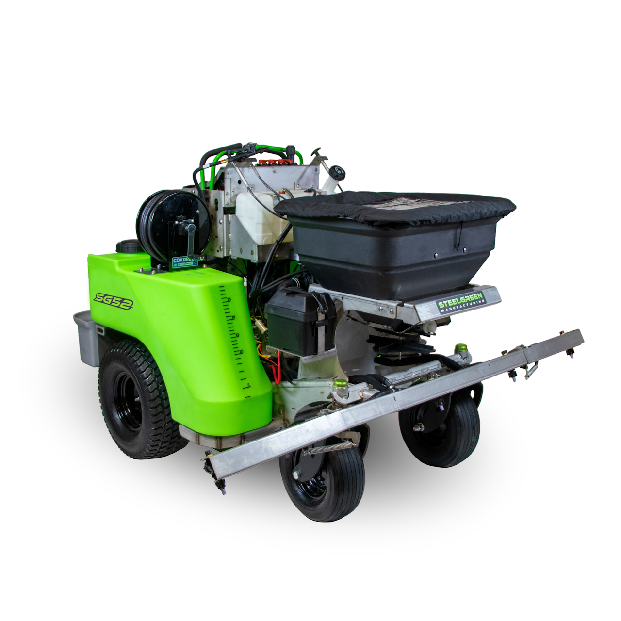 Steel Green's SG36, SG46 and SG52 Sprayer/Spreader Machines From