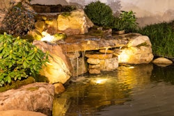 Water features add a relaxing element to an outdoor space.