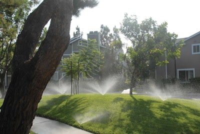 Smart controllers monitor the weather to determine the most optimal water output for the landscape.
