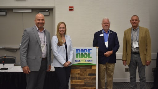 RISE Speakers at Cultivate '22. Left to right: Blaine Pinkerton, Megan Provost, Dennis Niemeyer and Bert Lemkes.