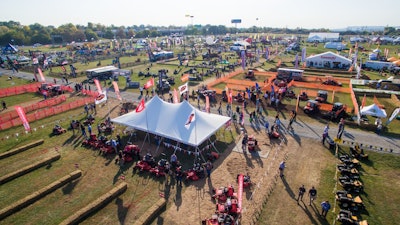 Attendees of Equip Expo can get their hands dirty at the show's outdoor demo area.