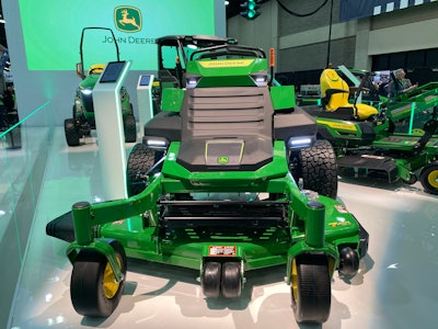John Deere has pledged to bring electric mowers to its fleet by 2026 as part of its sustainability initiatives.