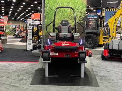 Exmark leverages the HyperCell Power System to power the Vertex V-Series mowers. Designed specifically for commercial mower applications, the HyperCell batteries are designed to run cooler to provide more runtime and longer service life.