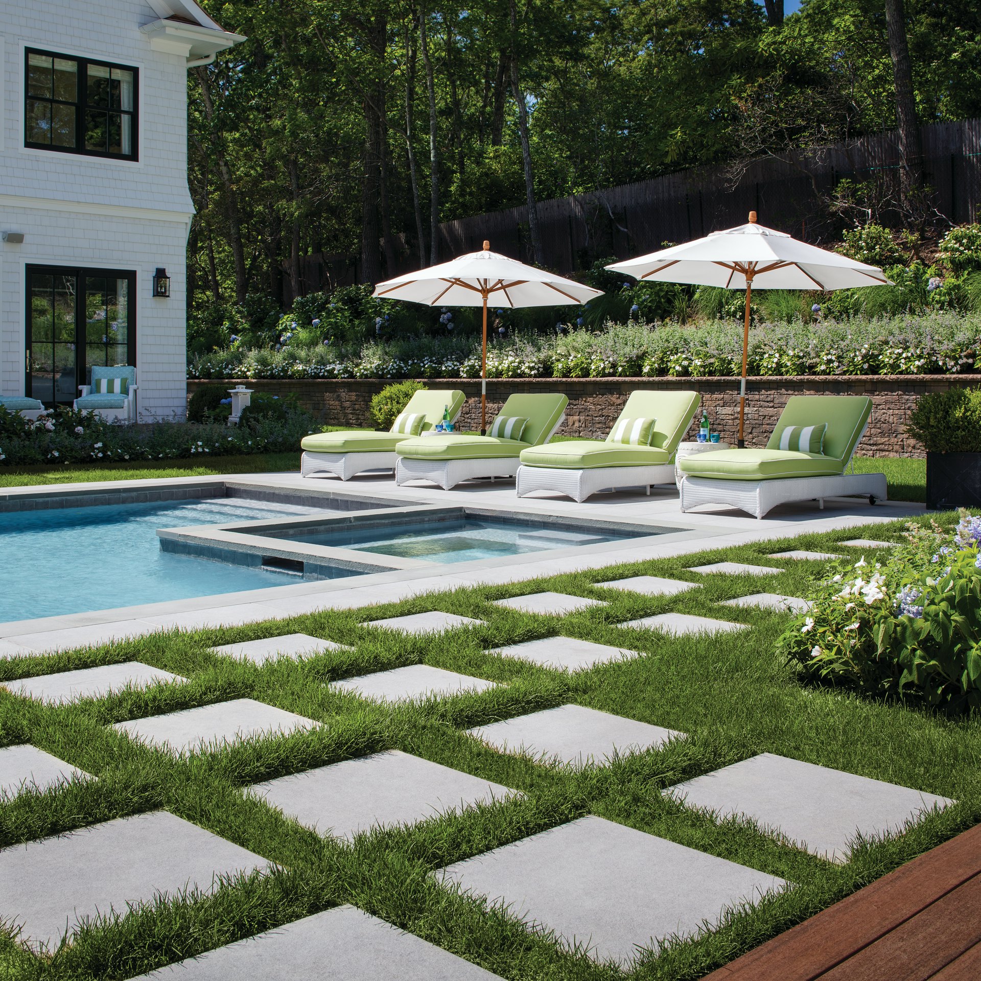 There are many different options when it comes to pavers to create a unique outdoor space.
