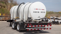 Liquid anti-icers cause less scatter than granular de-icing products.