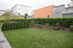 Yardzen uses technology to create online backyard landscapes similar to this real one.