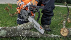 It's important to make sure the chain is sharp and has the proper tension.