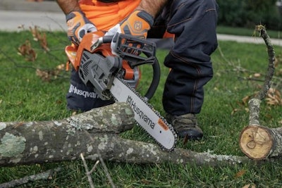 It's important to make sure the chain is sharp and has the proper tension.