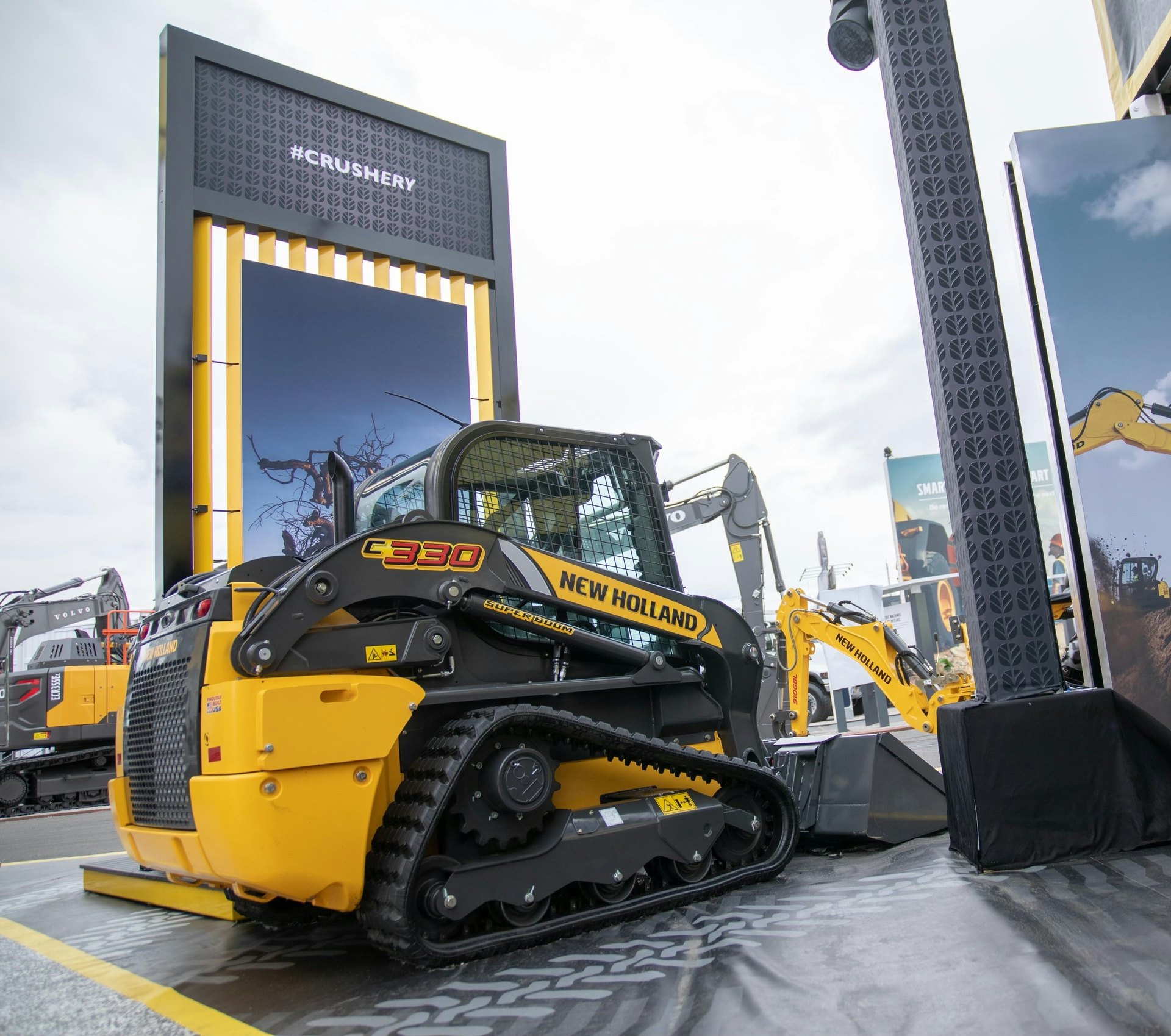 New Holland Showcases C330 Vertical Lift Compact Track Loader at