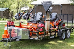 Categorizing products by type helps keep landscape crews efficient when working in the field.