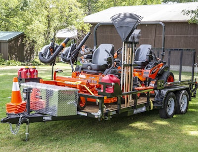 Categorizing products by type helps keep landscape crews efficient when working in the field.
