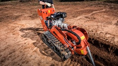 Regularly inspect a trencher's teeth, chain and sprockets to ensure it continues to dig properly.