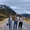 L to R: Jenneka, Jared and Janna Temkin. Outside of being co-owners at J&J Property Pros, the Temkin siblings enjoy traveling. Here, they are pictured in Scotland.