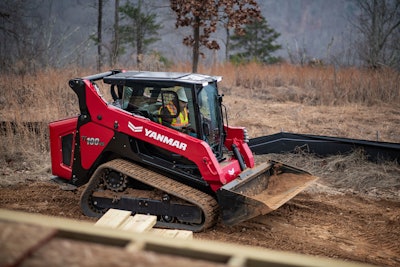 Featuring self-leveling technology, the TL100VS comes equipped with a 103.5-hp Tier 4 Final Yanmar diesel engine and standard 40-gpm high flow for performance capacity on the jobsite.