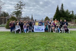 Despite the chilly weather, TOCA attendees braved the elements for an excursion to the Coastal Maine Botanical Gardens.