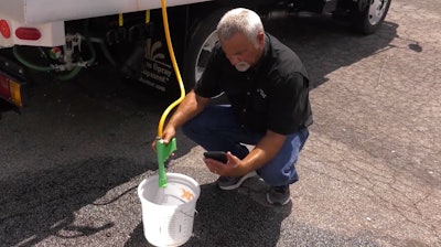Through a bucket check, an operator can determine whether or not their pump is working properly.