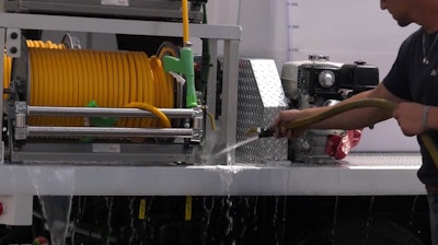 Operators must wash their rigs at least once a week to remove any spray chemical residue.