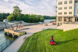 Zero-turn mowers with larger deck sizes are ideal for large commercial properties.