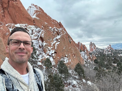 Joshua Malik is a big outdoorsman, spending much of his free time outside.