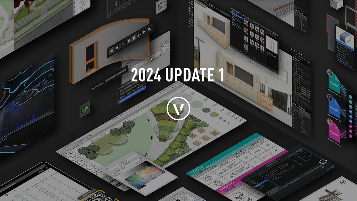 Vectorworks Unveils First Update to 2024 Product Line From Vectorworks