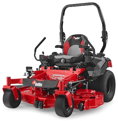 Built with the operator in mind, the CZT60TX features a hands-free deck lift system and an automatic parking brake. It also has a full suspension seat, providing a comfortable ride even on bumpy terrain.