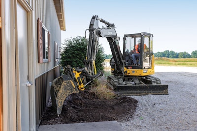 Buckets help operators move and carry material around a jobsite.