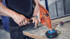 It's important to properly inspect equipment to check for visible wear and damage.