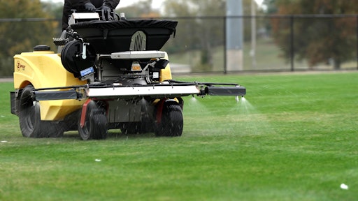 Incorporating a foam marker on to the spreader-sprayer will ensure lawn care operators achieve the appropriate overlap of materials on the turf.