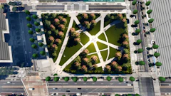 2024 01 22 16 28 05 Realistic Rendering Style, Angled Traces, Landscape Public Park, Night Time,(1)