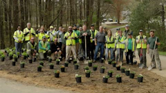 Project EverGreen spearheaded a service project in Raleigh, N.C.'s Sanderford Road Park on March 18.