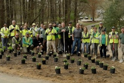 Project EverGreen spearheaded a service project in Raleigh, N.C.'s Sanderford Road Park on March 18.