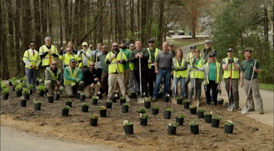 Project EverGreen spearheaded a service project in Raleigh, N.C.'s Sanderford Road Park on March 18.