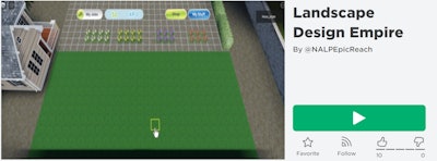 Landscape Design Empire by Roblox, NALP Foundation