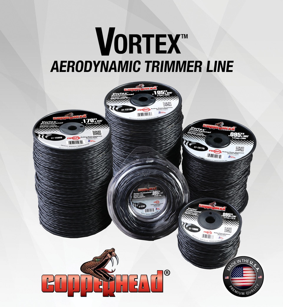 Copperhead vortex trimmer line discount