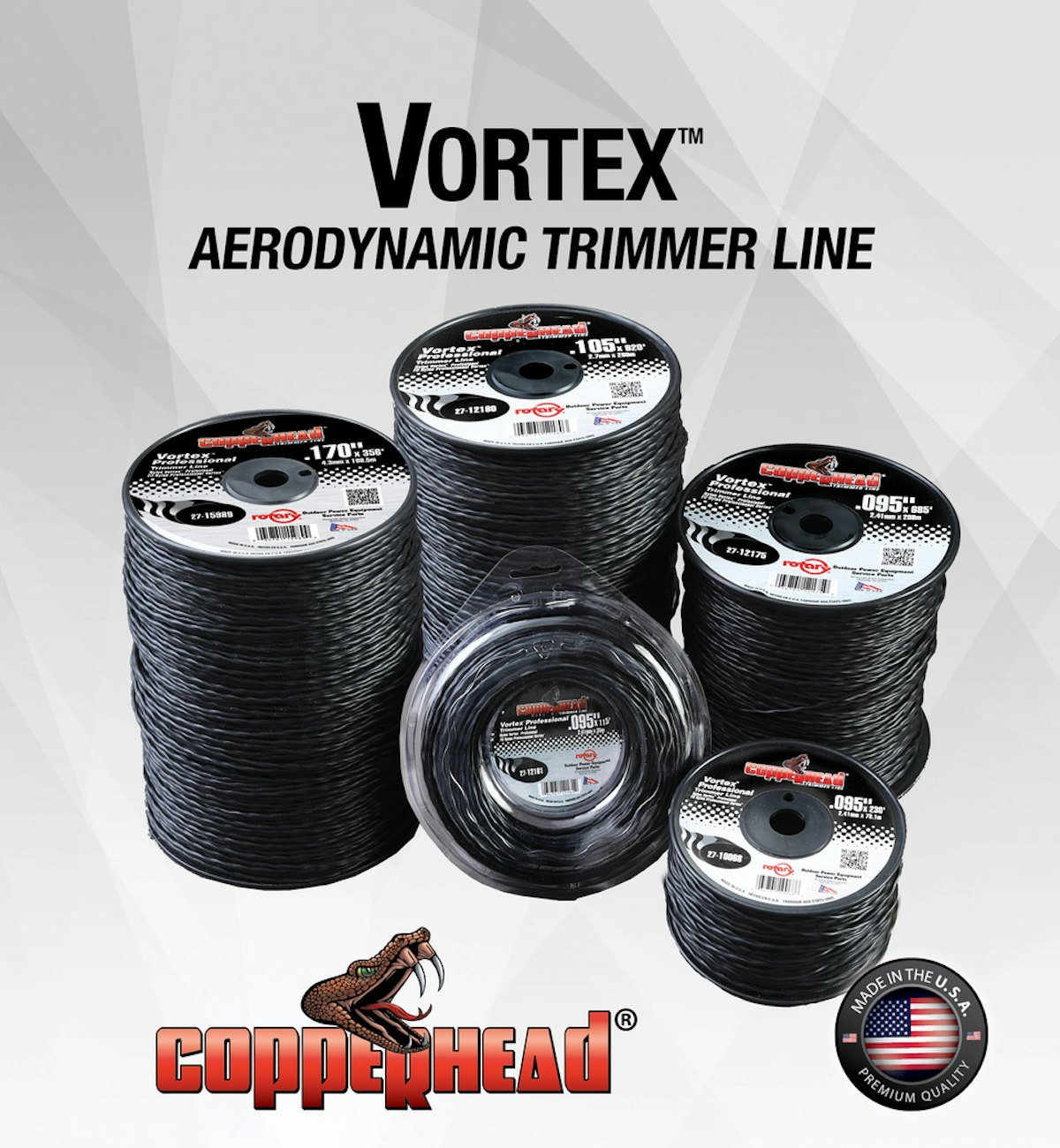 Rotary Corp. Showcases Copperhead Vortex Trimmer Line From Rotary