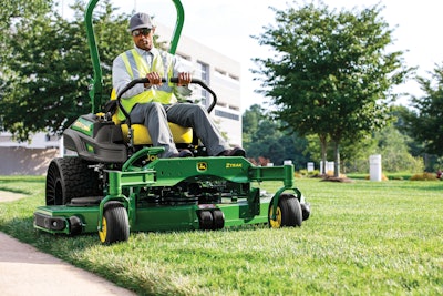 Many ride-on mowers include comfort features for the operator, including cushioned seats and ergonomic controls.