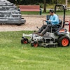 The ZT6000e zero-turn mower from Bobcat Co. produces zero emissions and low noise.