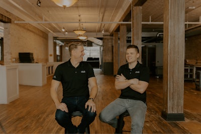Clicki founder Erik Alburg, CTO, (left), and Kendall Hines, CEO, (right)
