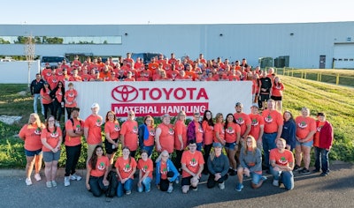 Toyota Material Handling and its nationwide network of dealers participated in the company’s annual 'Lift the Community Day.'